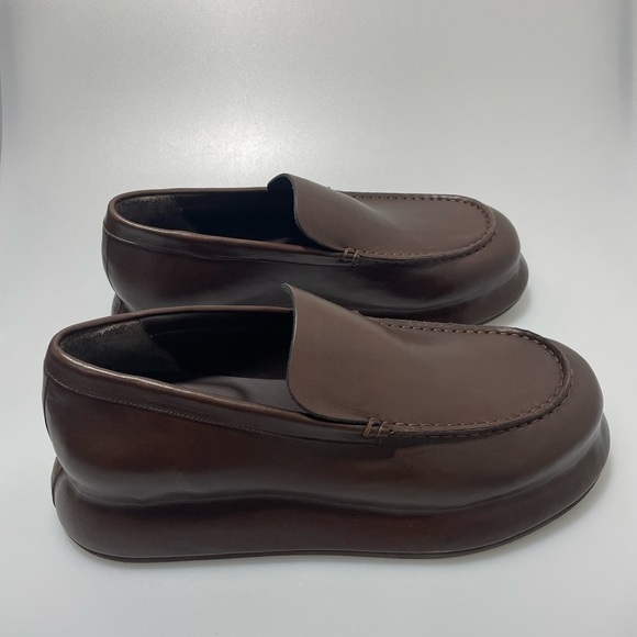 Jacquemes’ Les Moccasins Bricciola Brown Leather Platforms Men’s EU 44/ US 11 main image 7